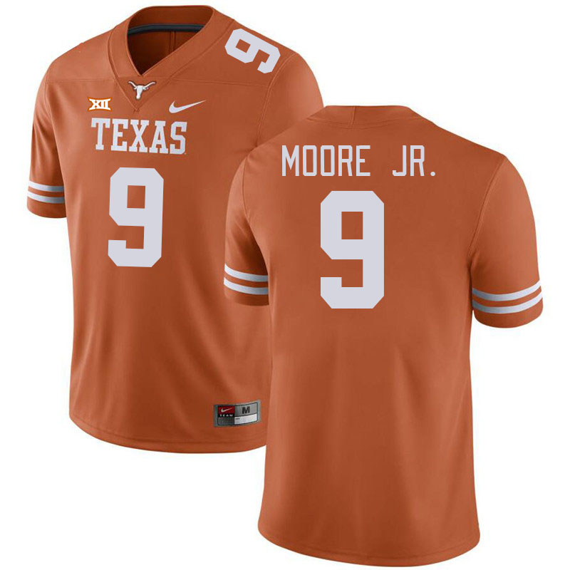 Men #9 DeAndre Moore Jr. Texas Longhorns 2023 College Football Jerseys Stitched-Orange